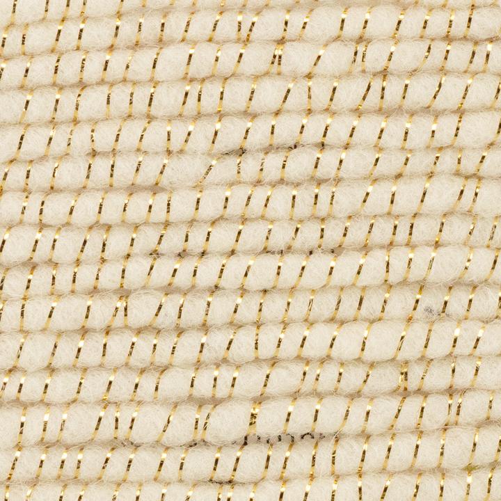 Produktbild Viana Wollkordel Weiss Goldfaden mit Draht