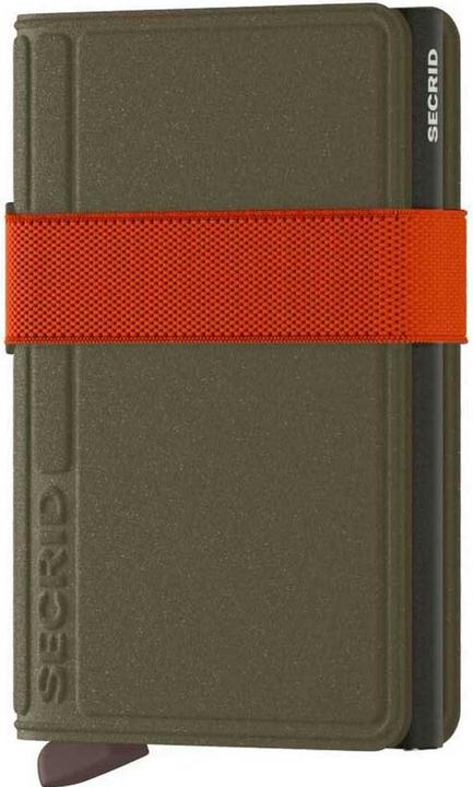 Actual product image Secrid Bandwallet Liba -lompakko, vihreä/ oranssi