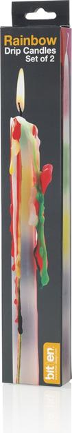 Produktbild Bitten Tropfkerzen Regenbogen (2 Stk.)