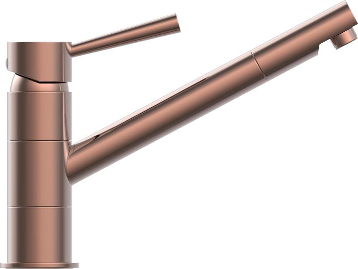 Actual product image Schütte Kitchen tap CORNWALL Sink mixer tap copper look Swivelling 79145