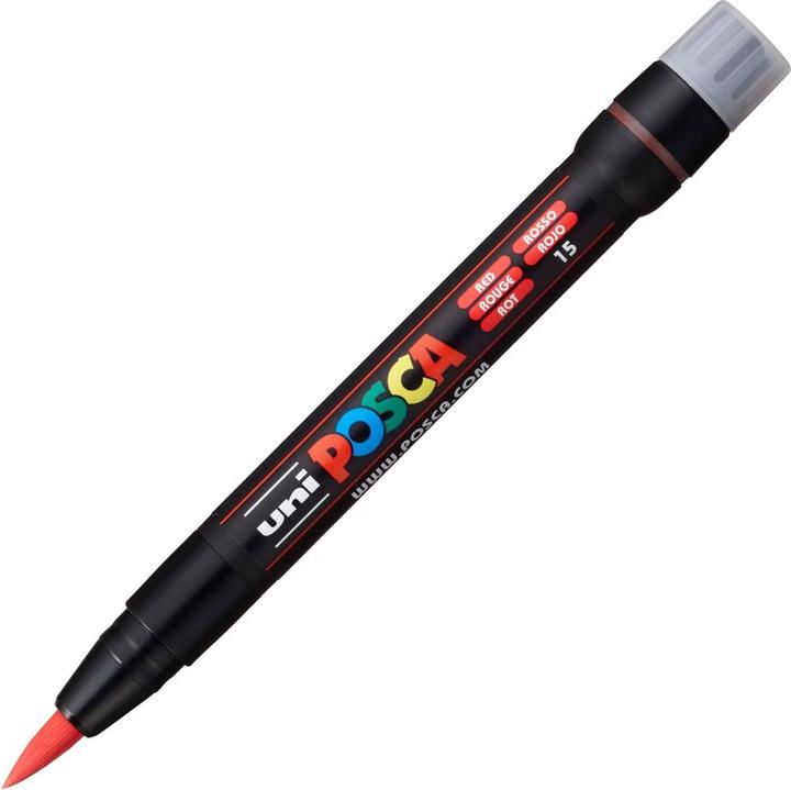 Image du produit Posca Brush Tip PCF-350 (Rouge, 10 mm, 1 x)