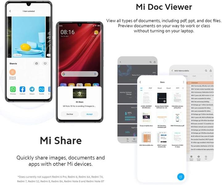 Image du produit Xiaomi Mi Note 10 Lite (64 Go, Nébuleuse Violet, 6.47", Double SIM, 4G)