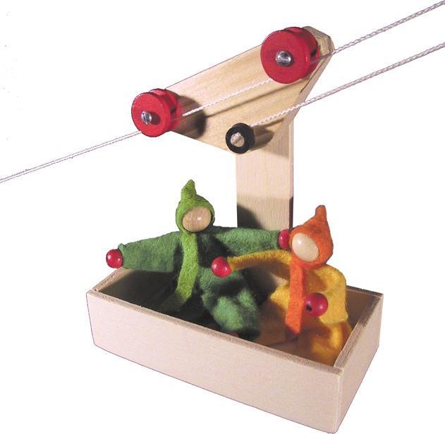 Produktbild Kraul Mini-Seilbahn – 1 Wagen mit Seil