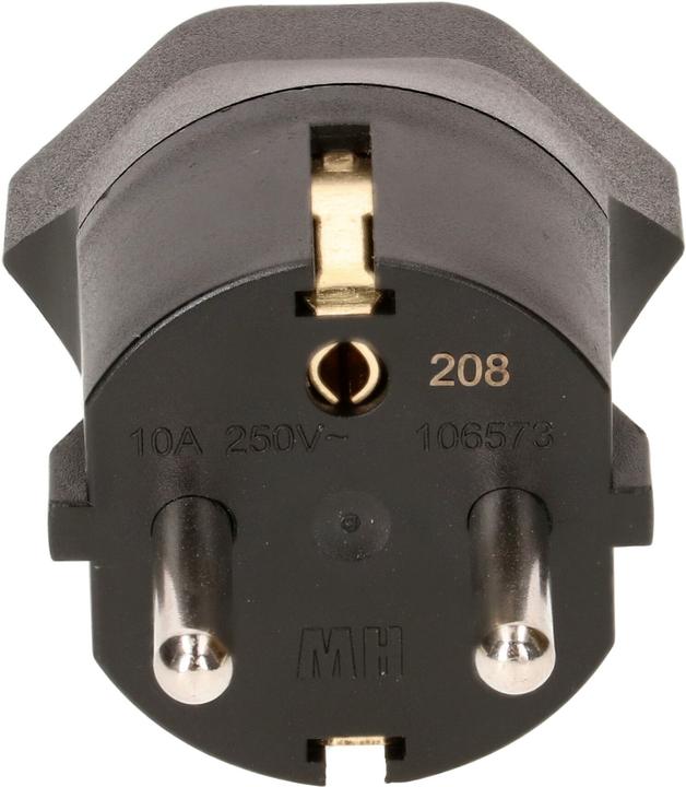 Actual product image Max Hauri Fixadapter (CEE 7/7, Type 13)