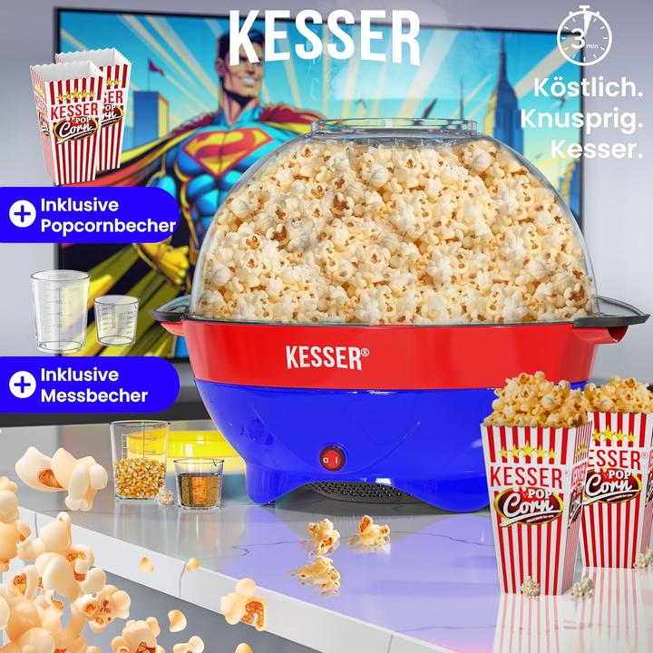 Actual product image Kesser Popcornmaschine mit Antihaftbeschichtung (5,5l)