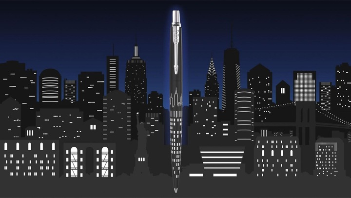 Produktbild Parker Pen Parker Jotter SE New York City Kugelschreiber M (Schwarz / Silber, 1 x)