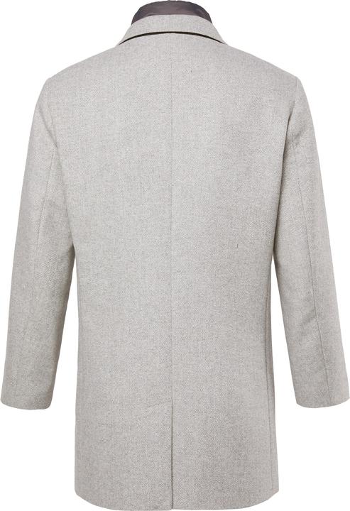 Actual product image JP1880 wool blend coat, wool content, nylon insert, lapel collar, up to 7 XL (4XL)