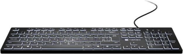 Actual product image Genesis Computer keyboard Natec Keyboard, Herring Glow, US, Backlit, Wired, White | (US, Cable)