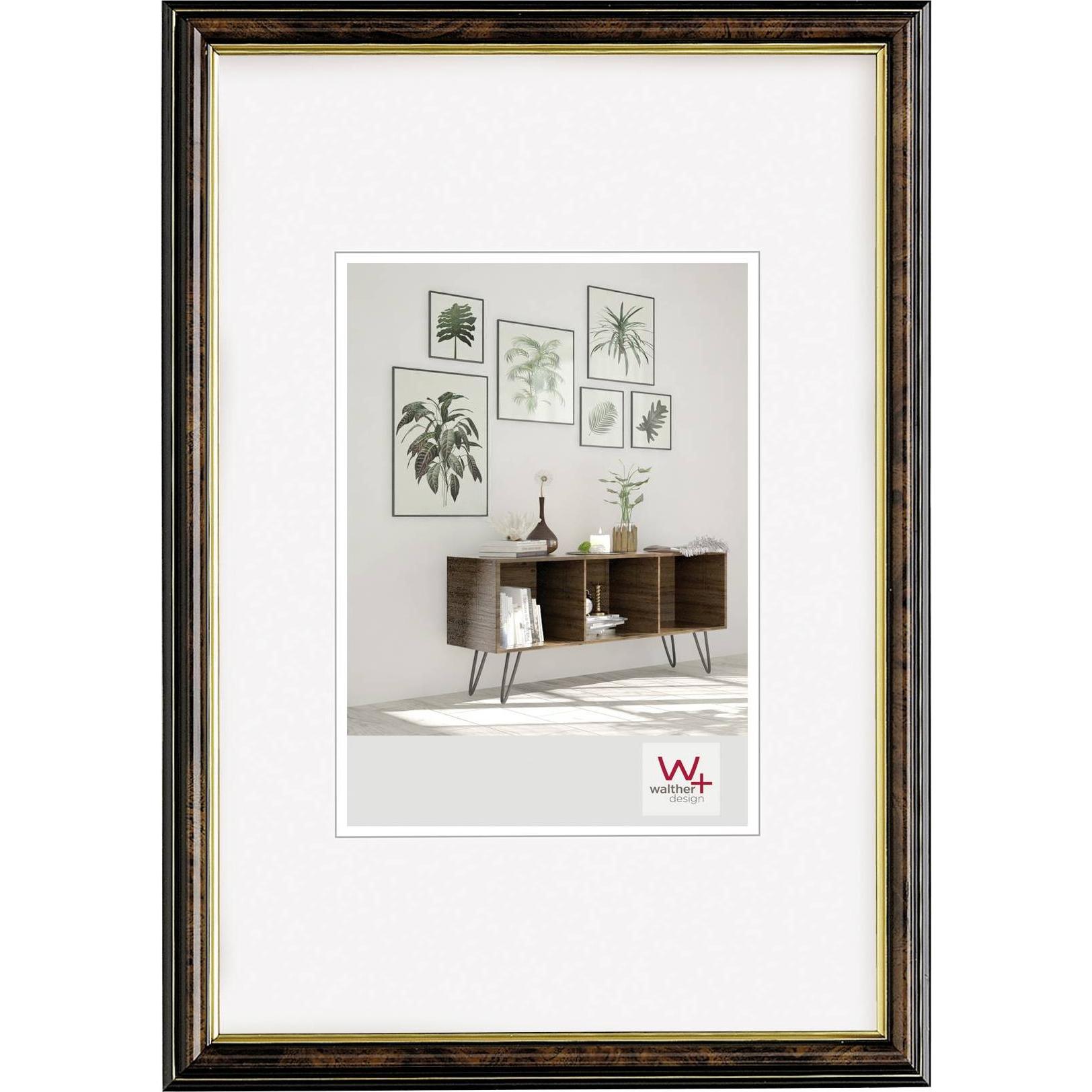 Walther Design, Bilderrahmen, Smell 13x18 Kunststoff nussbaum (9 x 13 cm)