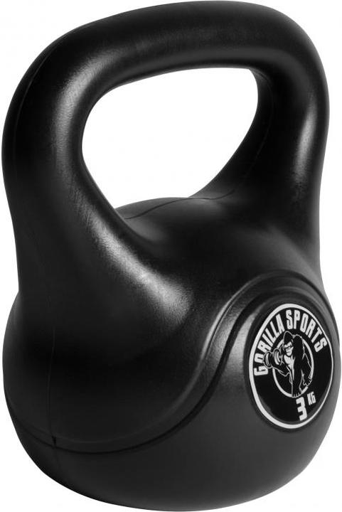 Actual product image Gorilla Sports Kettlebell Cement (1 x 3 kg)