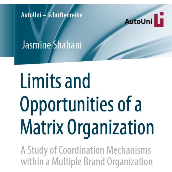 Limits and Opportunities of a Matrix Organization, Fachbücher von Jasmine Shahani