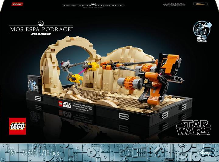 Produktbild LEGO Podrennen in Mos Espa – Diorama (75380, LEGO Star Wars)