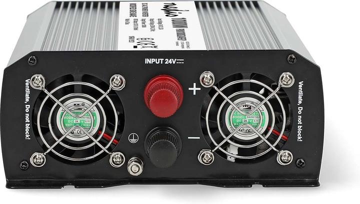 Immagine prodotto Nedis Inverter di potenza a onde sinusoidali modificate - Tensione di ingresso: 24 V DC - Connessione di
