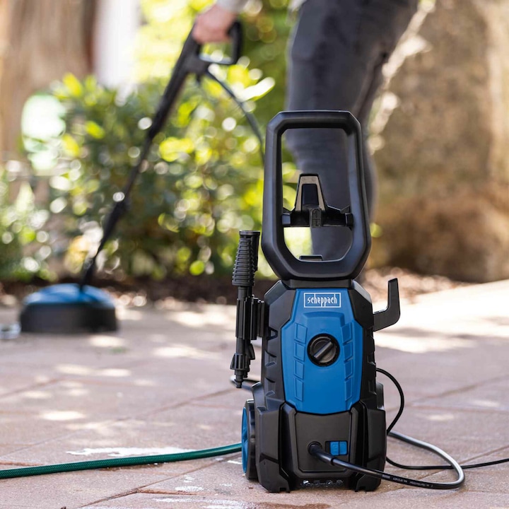 Actual product image Scheppach High pressure cleaner 1600W, 135 bar incl. Quick-Connect-System & accessories (Electrical connection)