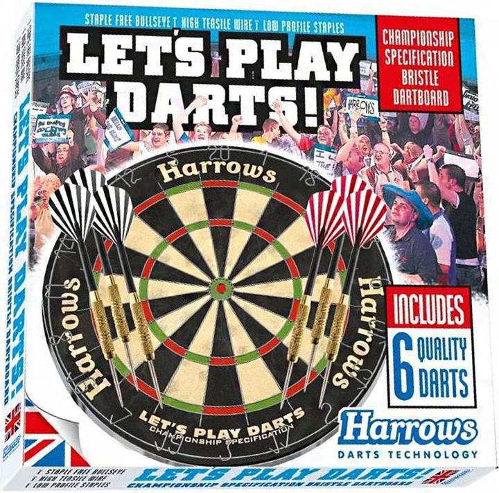 Produktbild Precision Dartboard-set Lets Play Bristle Harrows