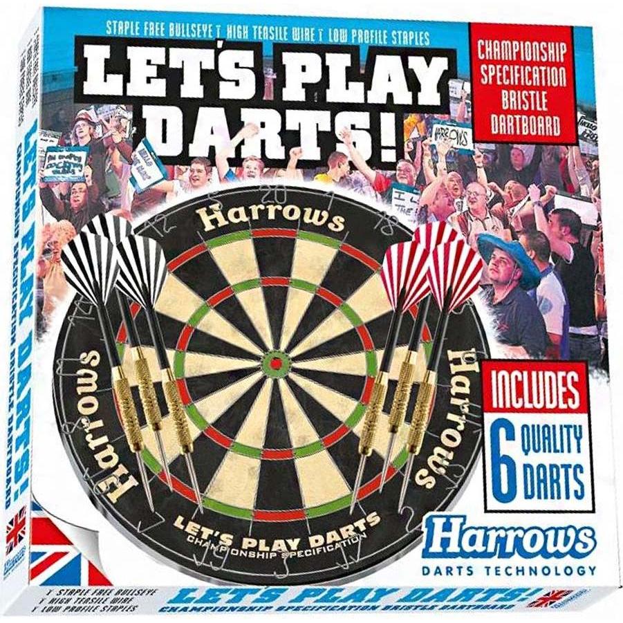 Thumbnail - Precision Dartboard-set Lets Play Bristle Harrows