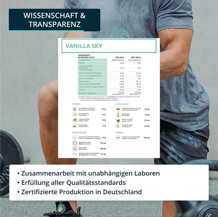 Produktbild Brandl Pulver Post Workout Vegan (Vanille, 1 Stk., 1000 g)