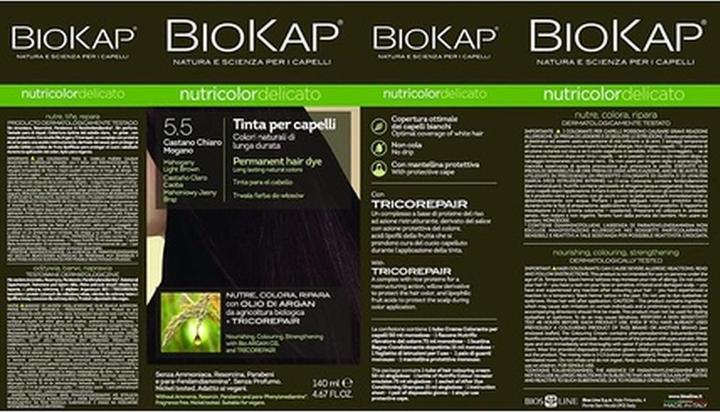Immagine prodotto Bios Line Biokap Nutricolour Delicato 5,50 Marrone Mogano (5,50 Marrone mogano)