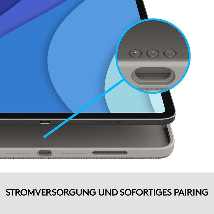 Actual product image Logitech Combo Touch (Germany, Apple iPad Pro 12.9 2018, Apple iPad Pro 12.9 2020, Apple iPad Pro 12.9 2021, Apple iPad Pro 12.9 2022)
