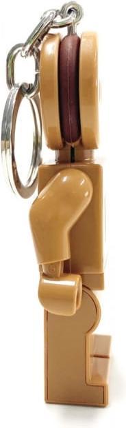 Actual product image Euromic LEGO - Keychain w/LED - Gingerbread Man (4006036-LGL-KE182H)