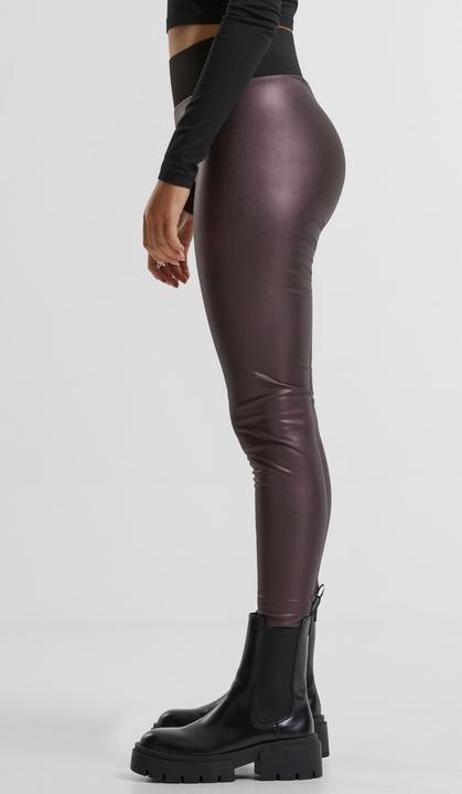 Produktbild Urban Classics Ladies Synthetic Leather High Waist Leggings (XS)