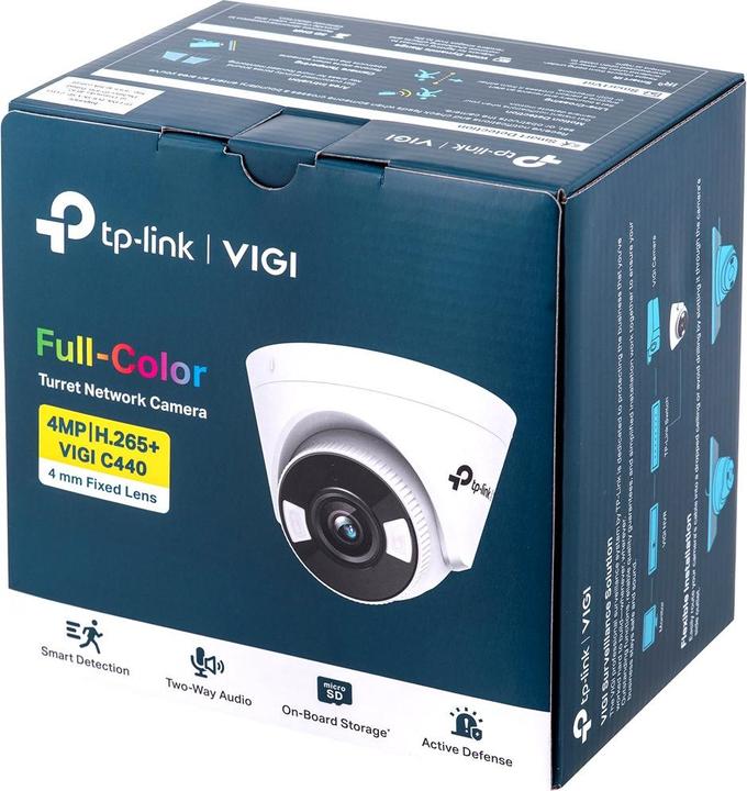 Actual product image TP-Link 4MP Full-Colour Turret Network CameraSPEC (2560 x 1440 Pixels)