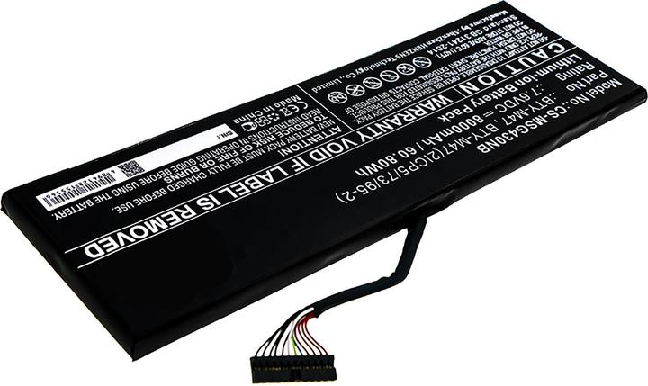 Actual product image AGI Battery compatible with MSI GS43VR - Battery - 8,060 mAh (8060 mAh)