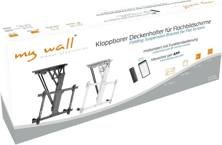 Actual product image myWall Motorised & foldable ceiling mount for flat screens (35 kg, 32" - 70")