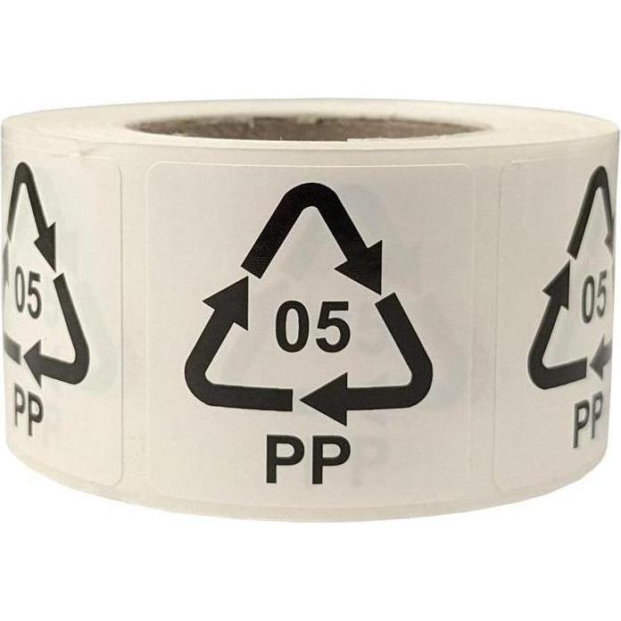 Transpak Etiketten f.Italien Masse 35x35mm Haftfolie weiss selbstklebend Aufdruck 05 PP (8372147)