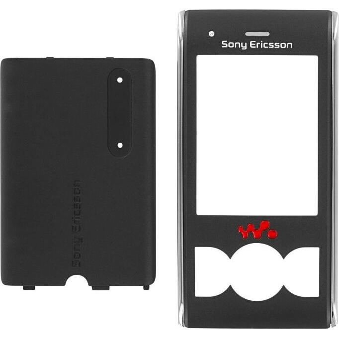 Sony Ericsson Original SonyEricsson W595 Frontcover (W595), Mobilgerät Ersatzteile, Schwarz