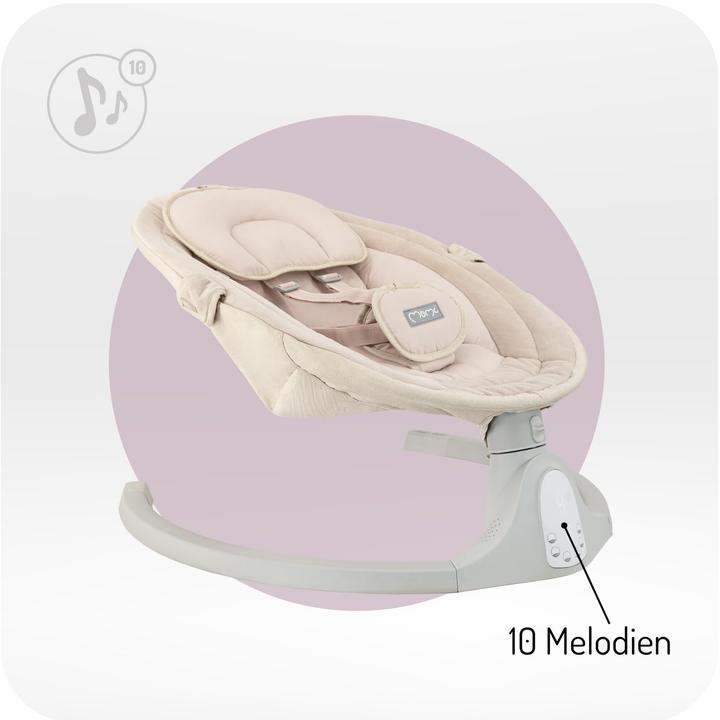 Actual product image MoMi Babywippe mit LED-Display & Fernbedienung