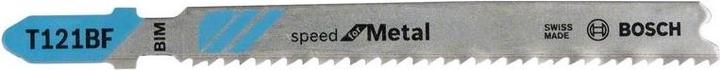 Produktbild Bosch Professional Zubehör Stichsägeblatt T 121 BF Speed for Metal, 5er-Pack, Bleche