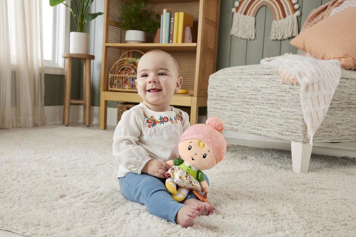 Immagine prodotto Fisher-Price Bambola coccolosa con anello di dentizione arcobaleno