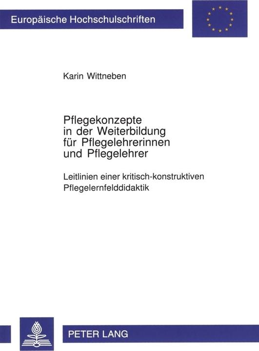 Energie-Label Pflegekonzepte in der Weiterbildung für Pflegelehrerinnen und Pflegelehrer (Deutsch, Karin Wittneben, 2003)