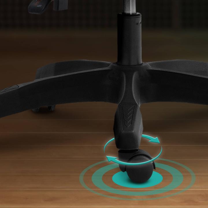 Image du produit CLP Chaise de bureau rembourrée Miltona ergonomique réglable en hauteur