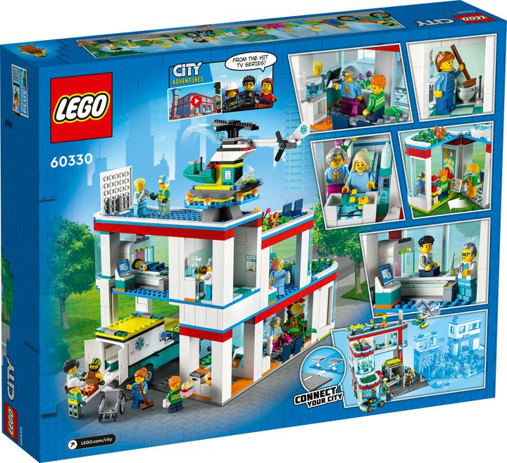 Actual product image LEGO Hospital (60330, LEGO City)