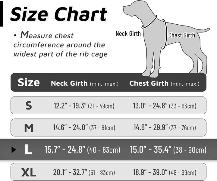 Immagine prodotto Eagloo Pettorina per cani di taglia grande (L, Cane, Generale)