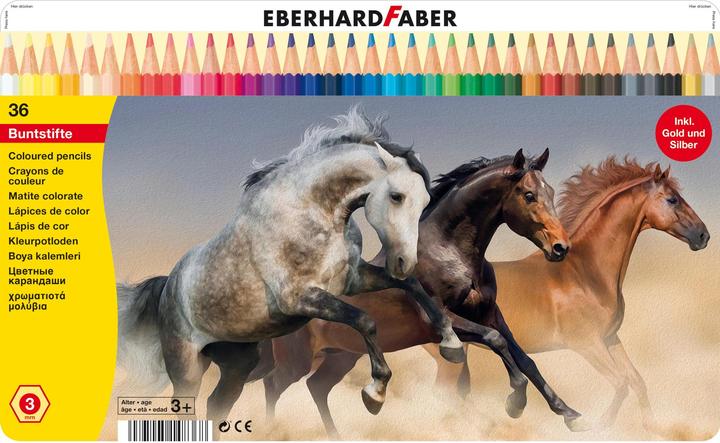 EberhardFaber Buntstifte Hexagonal (Mehrfarbig, 36 x)