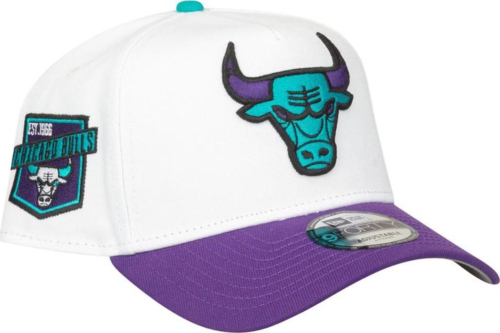 Produktbild New Era 9Forty A-Frame Cap - Sidepatch Chicago Bulls Weiss (One Size)