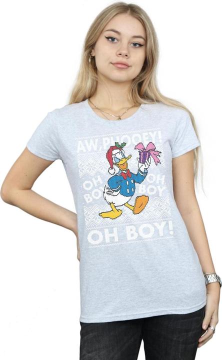 Image du produit Disney - T-shirt DONALD DUCK CHRISTMAS FAIR ISLE - Femme (XL)