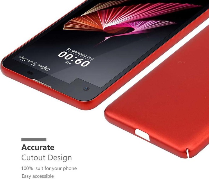 Produktbild Cadorabo Hard Cover Matt Metall Cover (LG X Screen)