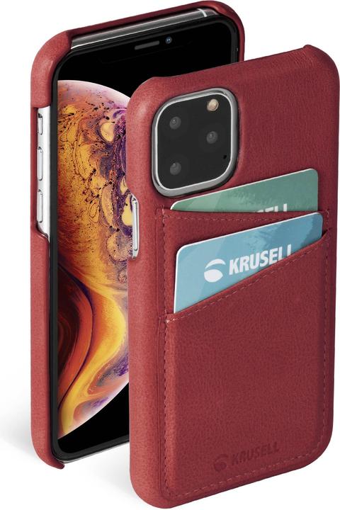 Image du produit Krusell Sunne CardCover Apple iPhone 11 Pro Max vintage red (61795) (Apple iPhone 11 Pro Max)