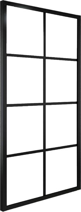 Produktbild Diverse Hardware Schiebetür Aluminium und ESG Glas 102,5x205 cm Schwarz