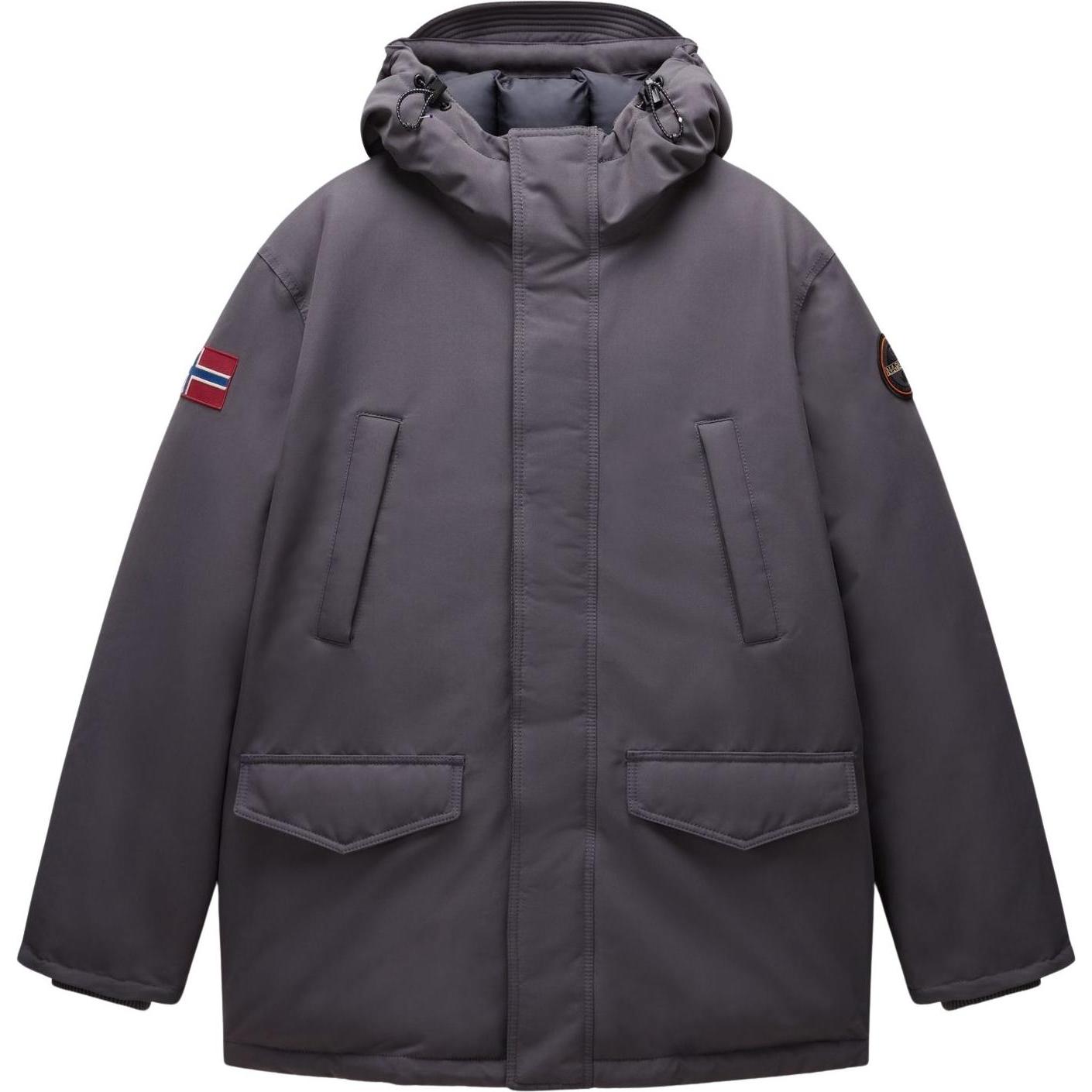 Napapijri, Herren, Jacke, regenjacke a-cornier (L), Grau, L