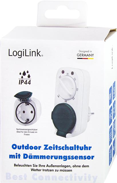 Produktbild LogiLink Zeitschaltuhr, mech. mit DämmerungssensorOutd