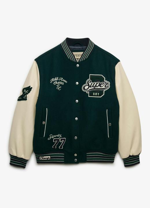Actual product image Superdry Patched Varsity Bomber Jkt (L)