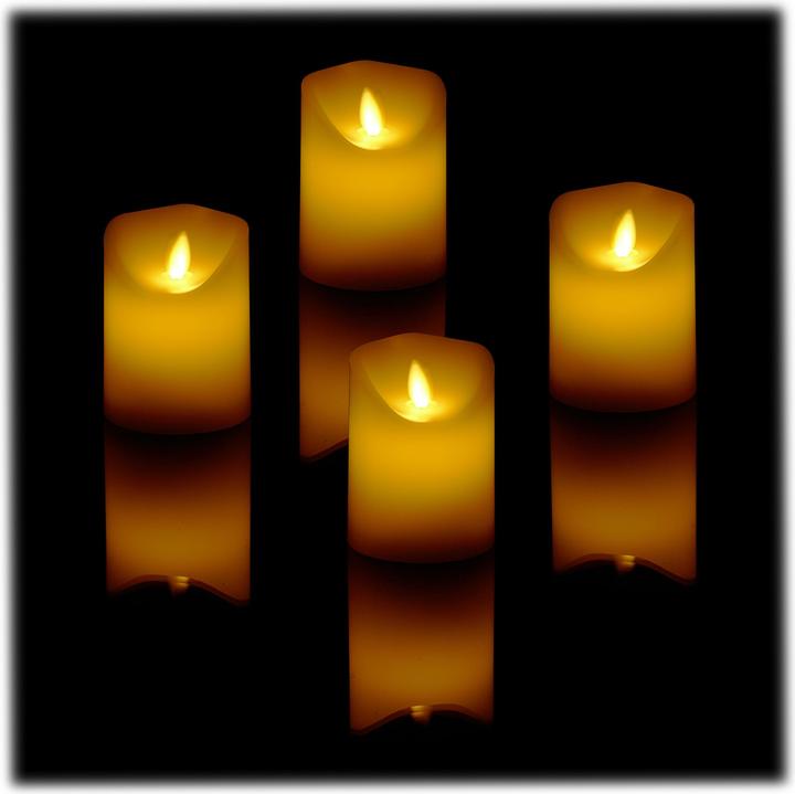 Actual product image Relaxdays 4x LED candles (4x)