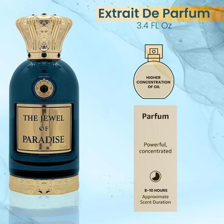 Produktbild Anfar The Jewel Of Paradise Neroli Pink Pepper Orange Blossom Honeysuckle Vanilla Caramel Musk (Extrait De Parfum, 100 ml)