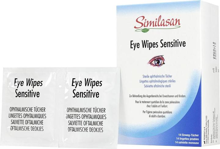 Immagine prodotto Similasan Salviette per gli occhi Sensitive (Lembi, 125 ml, Giorno + Notte)