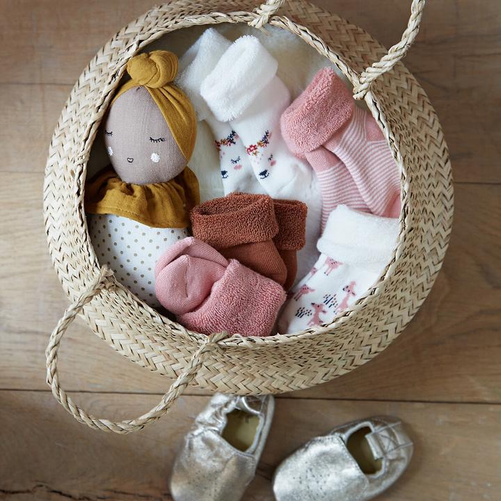 Produktbild La Redoute Collections Goldfarbene Lederhausschuhe mit Sternmotiv (18)